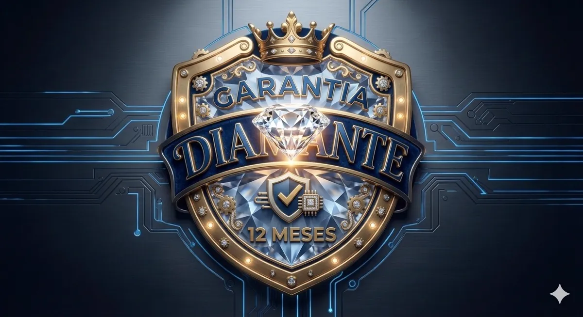 Selo Diamante: garantia de 12 meses